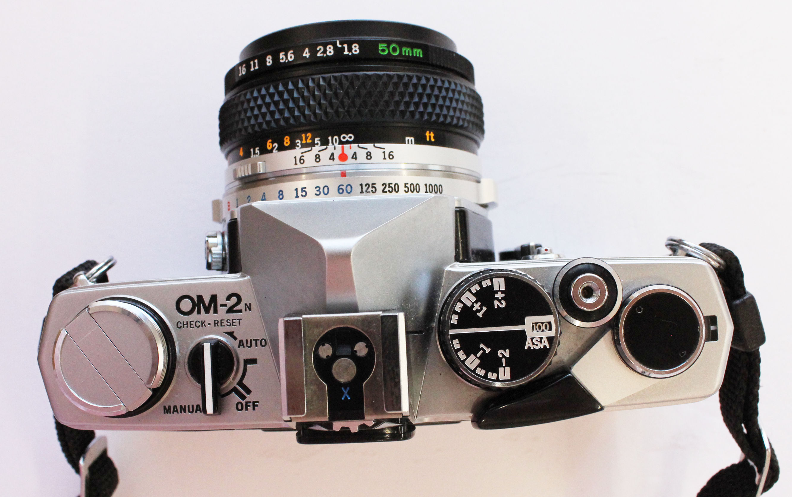 Olympus OM-2n 35mm Camera and Zuiko MC 50mm F/1.8 Lens (C1129