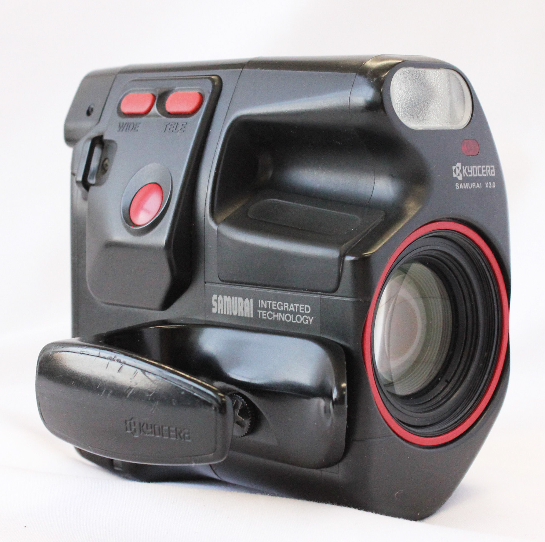 Kyocera Samurai X3.0 35mm Half Frame Camera with Action Grip from