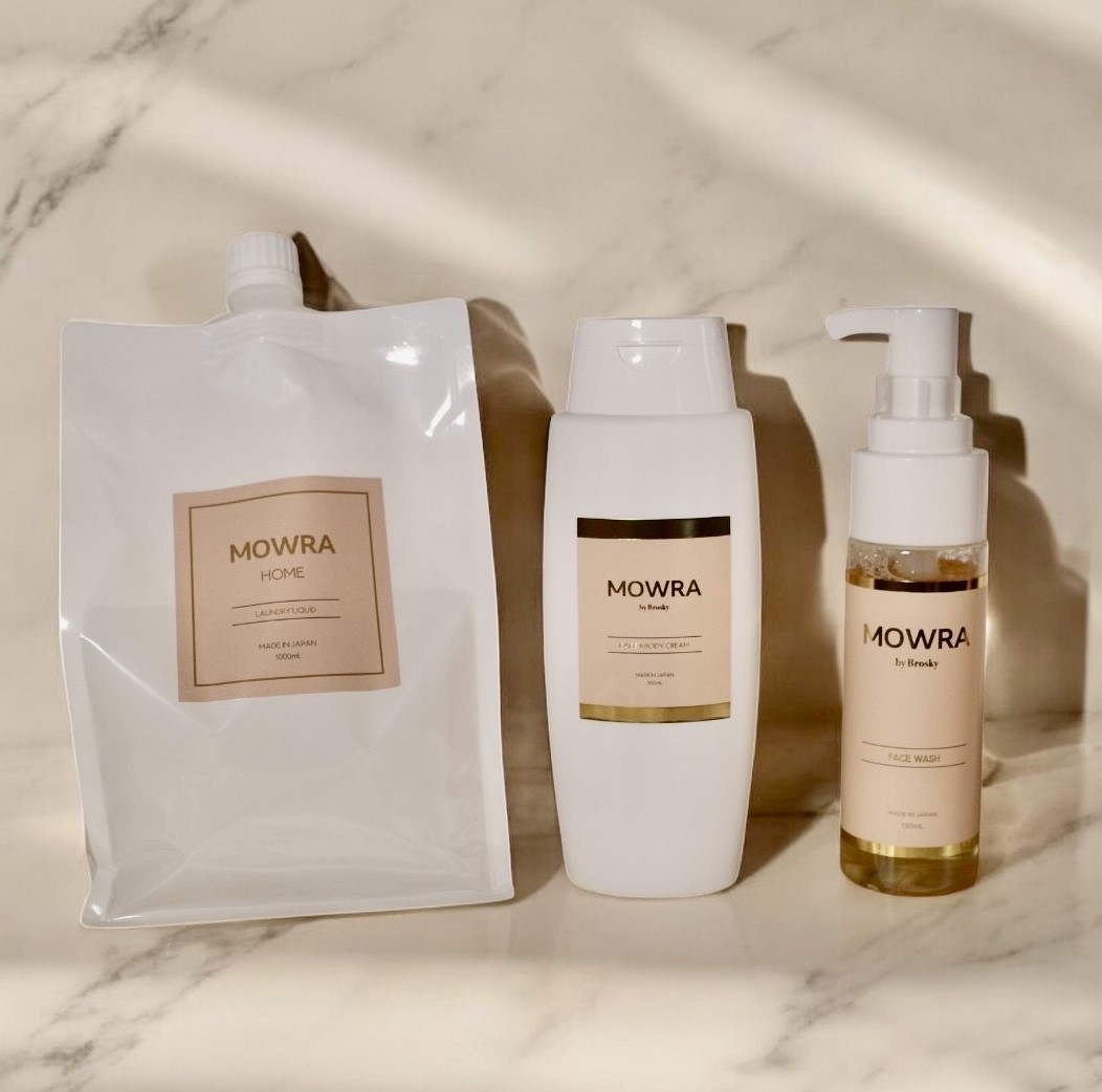 MOWRA FACE WASH&CREAM&LAUNDRY LIQUID 3点SET | 商品詳細 | BROSKY