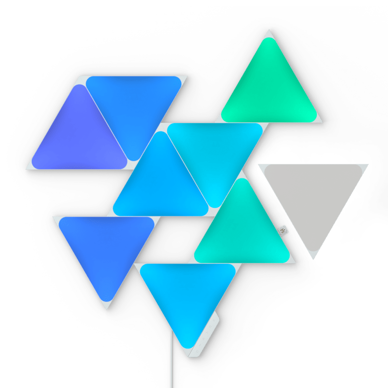 Shapes Triangles Starter Kit (9 Panels) - NL47-0006TW-9PK | Nanoleaf