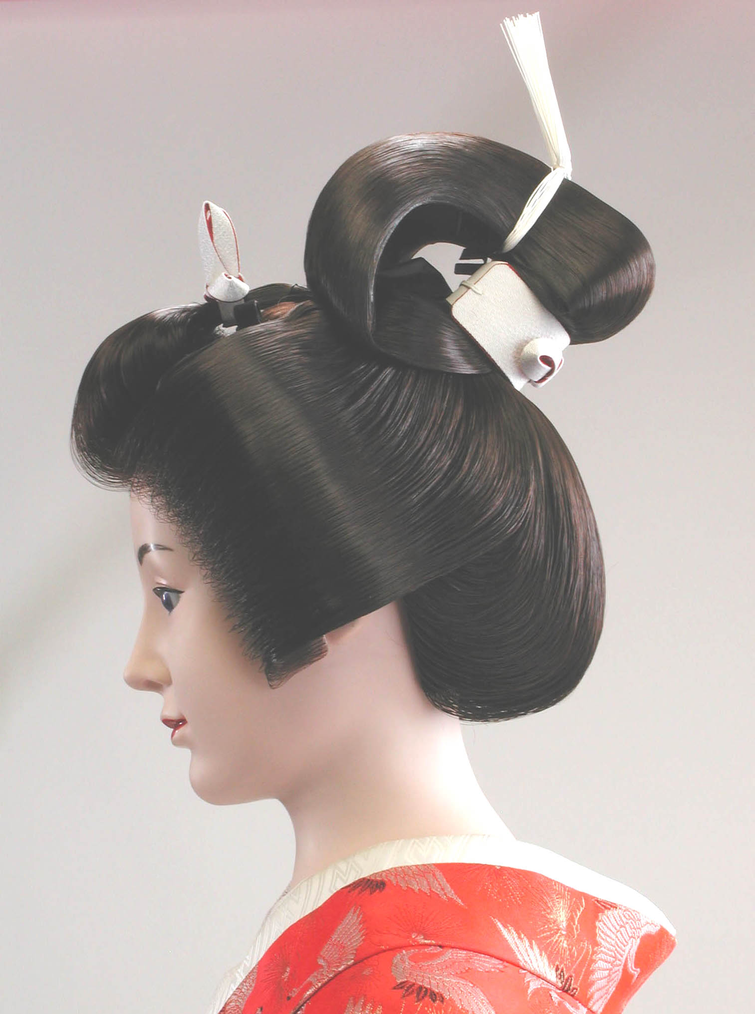 越境ECさくらモール / 日本の伝統的な髪型「文金高島田」のかつら