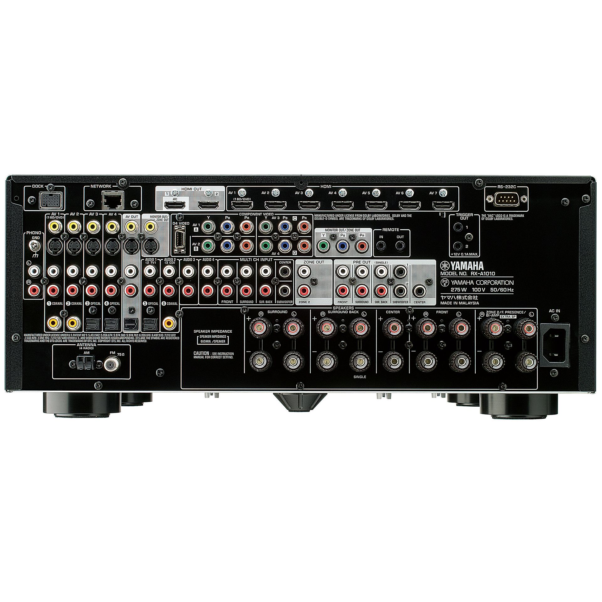 ヤマハ | RX-A1010 - AVアンプ - 概要