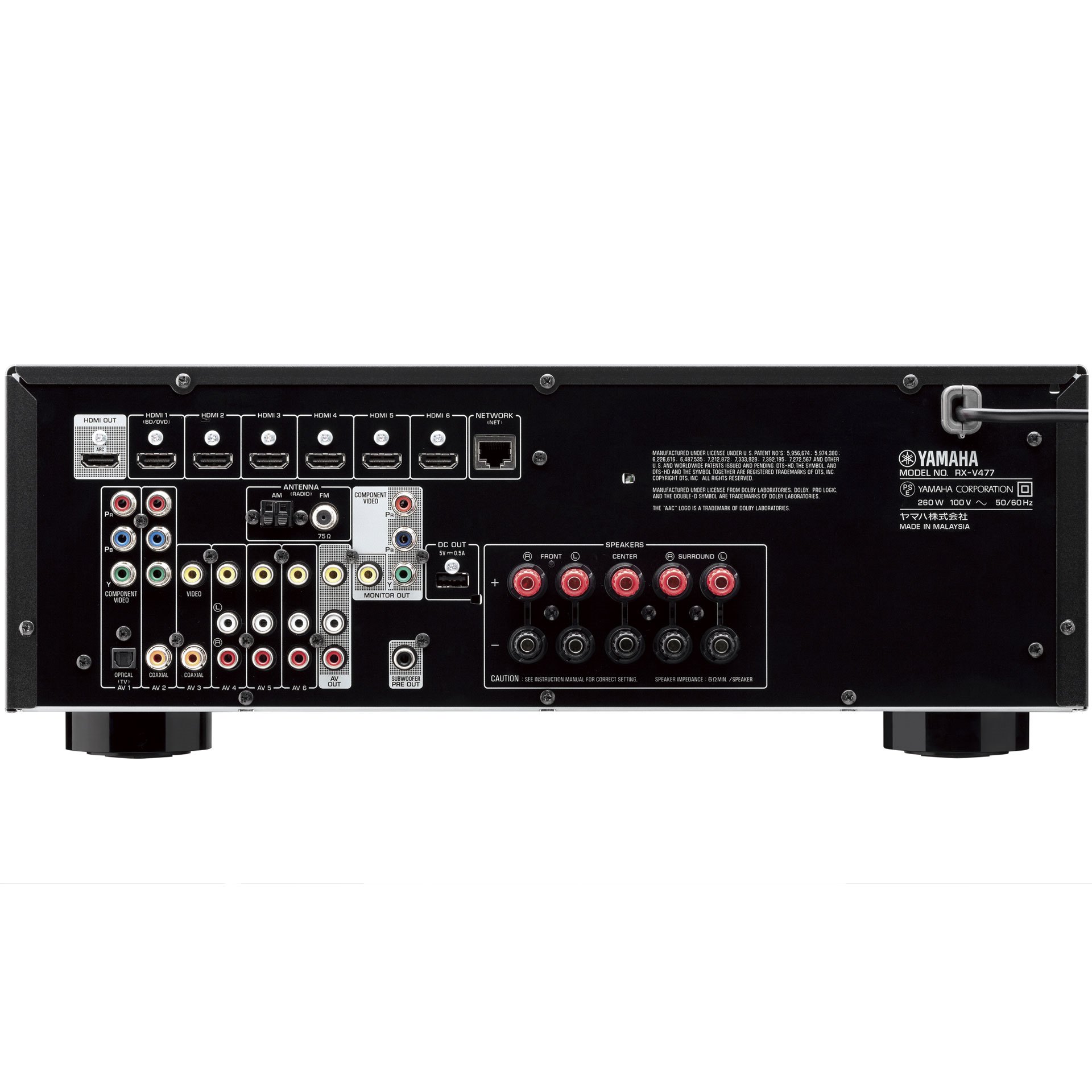 ヤマハ | RX-V477 - AVアンプ - 概要