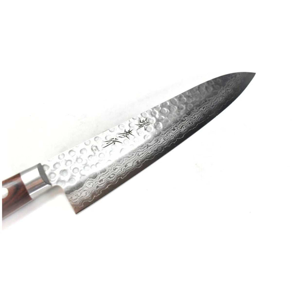 堺孝行 17層鎚目ダマスカス 牛刀【マホガニー柄】 – YuiSenri
