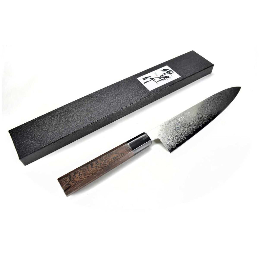 堺孝行《銀河》ZA-18 69層ダマスカス 和牛刀【ウェンジ水牛八角柄