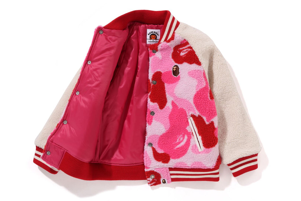 ABC CAMO BOA VARSITY JACKET | bape.com
