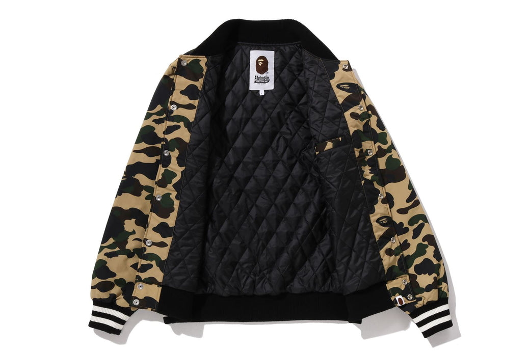 1ST CAMO VARSITY JACKET | bape.com
