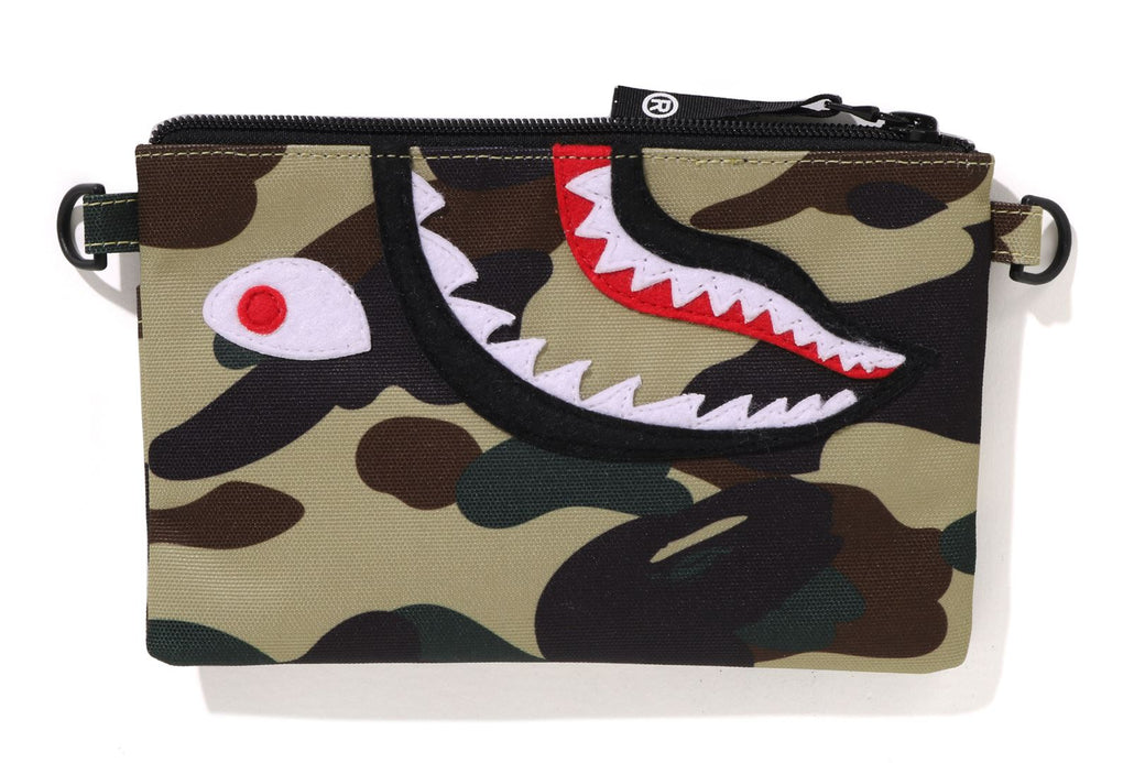 1ST CAMO SHARK MINI SHOULDER BAG | bape.com