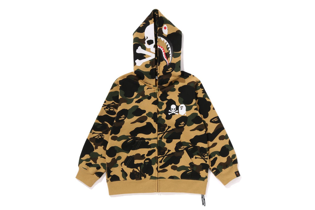 BAPE X MMJ 】1ST CAMO SHARK ZIP HOODIE | bape.com