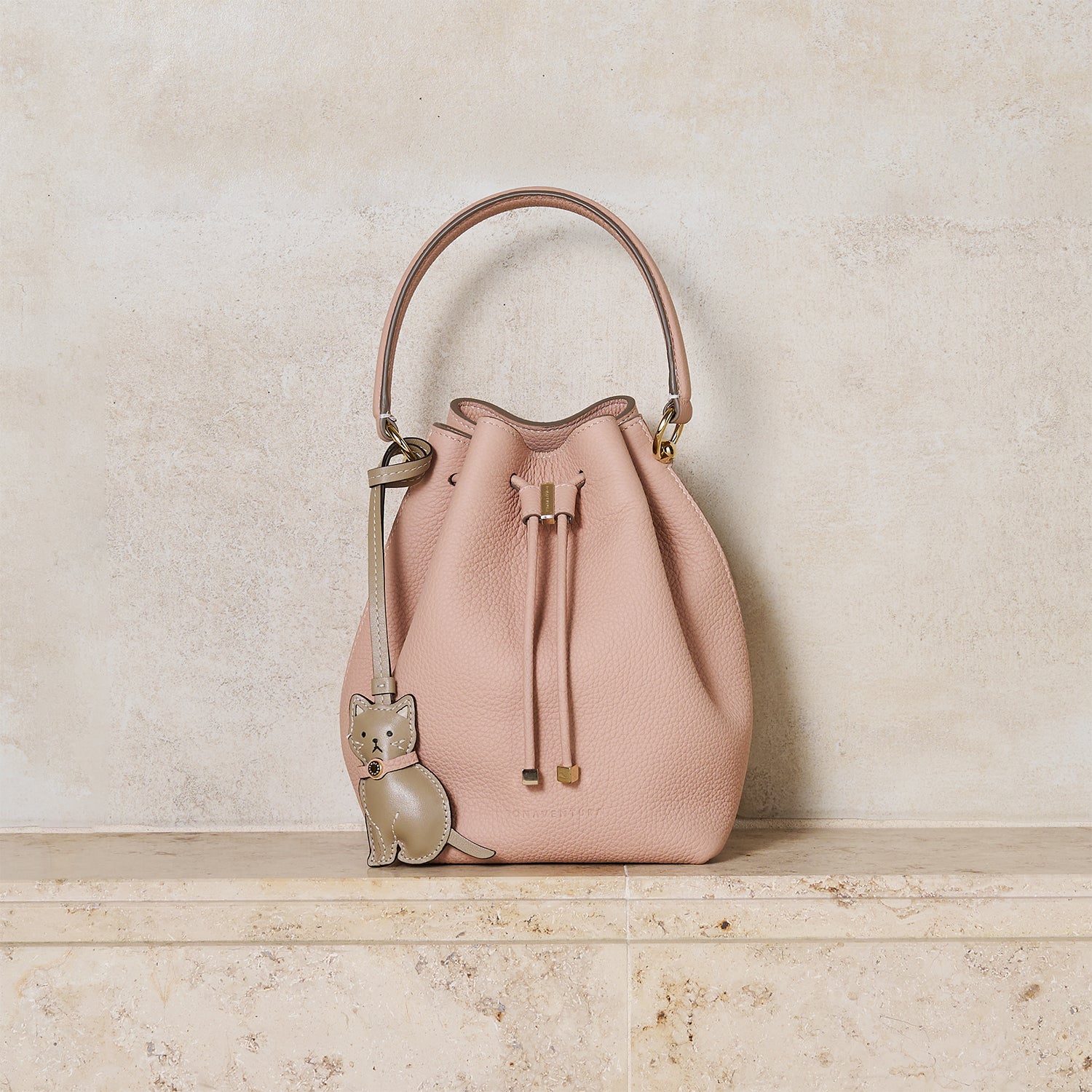 アンジェリカ バケットバッグ シュリンクレザー