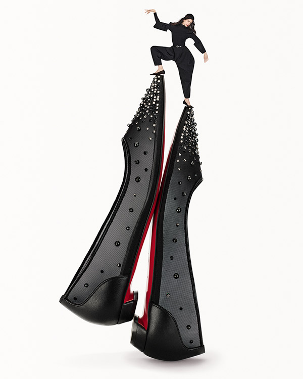 ルージュルブタン シルキーサテン My Orange 555 - Christian