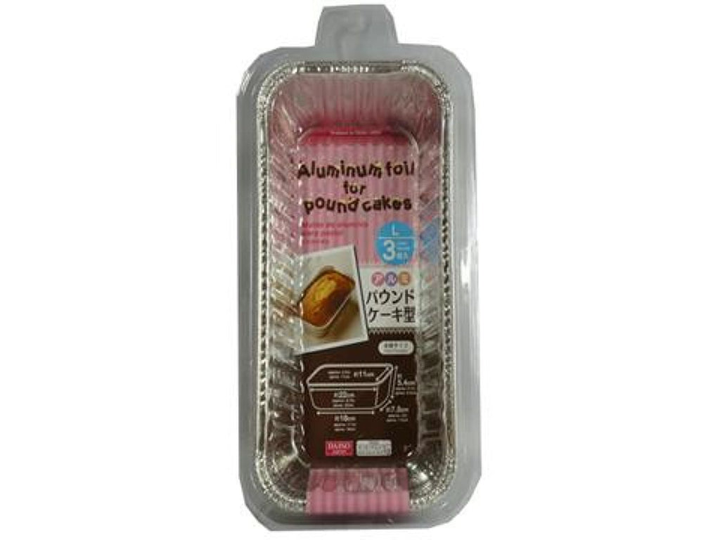 アルミパウンドケーキ型L 3枚入 - 100均 通販 ダイソーネットストア