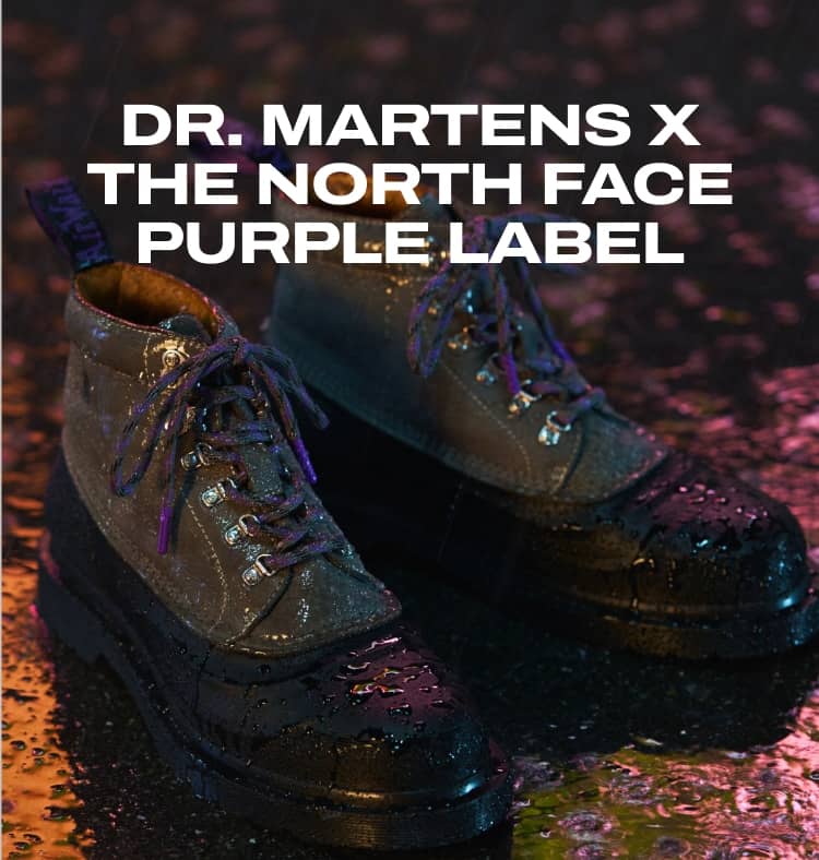 Dr. Martens x THE NORTH FACE Purple Label｜