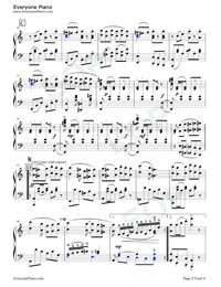 Vamo'alla flamenco-ファイナルファンタジーIX BGM-無料の楽譜「五線譜