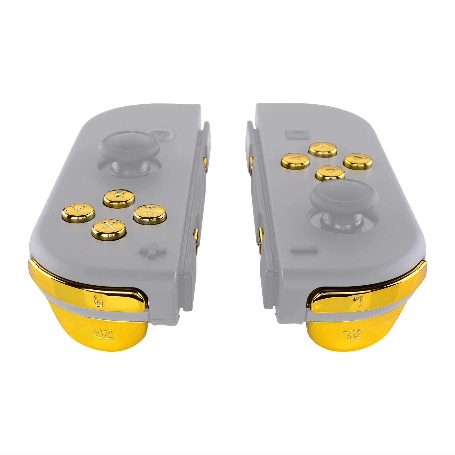 eXtremeRate NS Switch用ジョイコン交換フルセットボタン【クローム