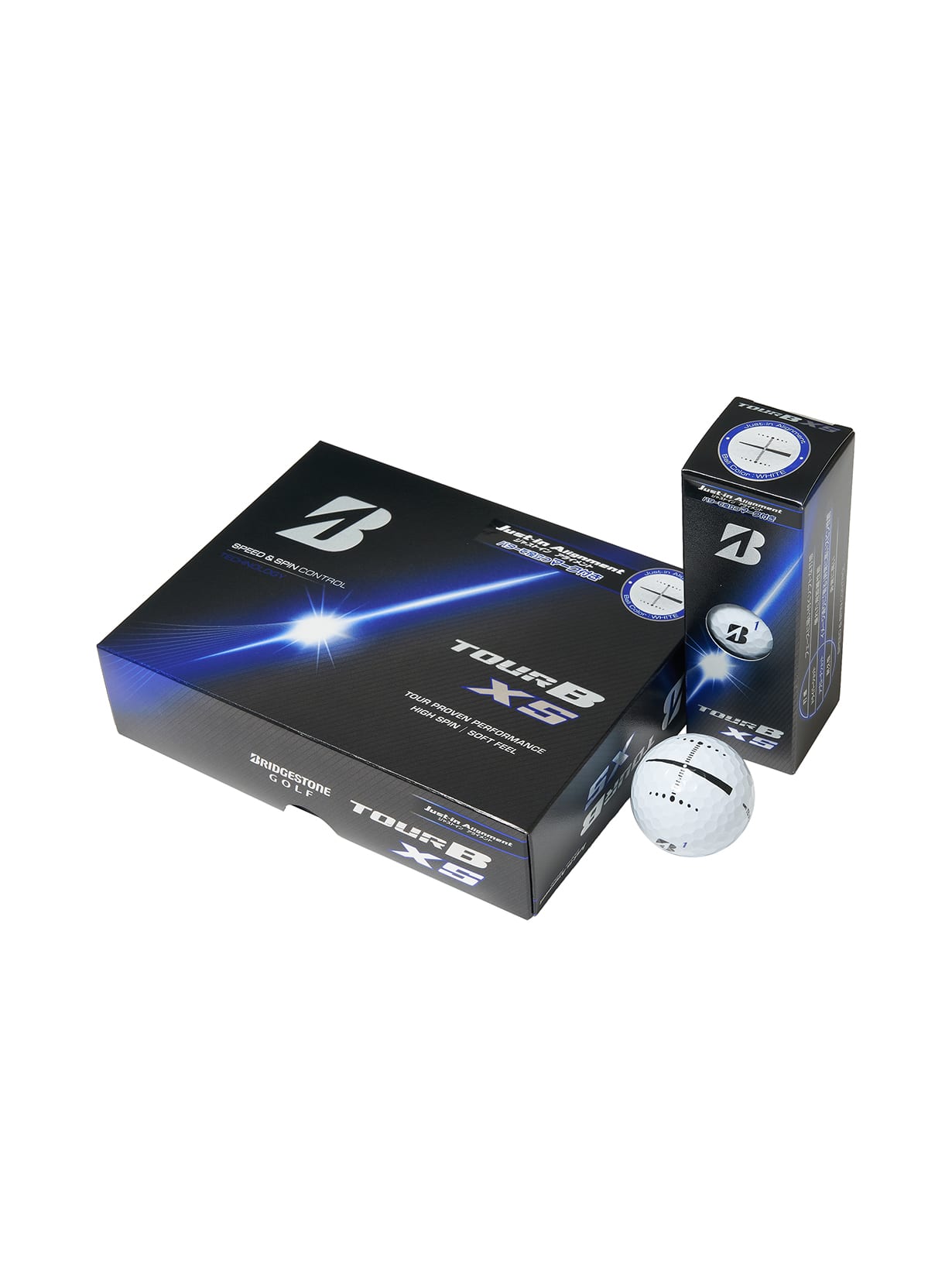 2月6日発売】TOUR B XS Just-in Alignment（ホワイト） [1ダース：12個