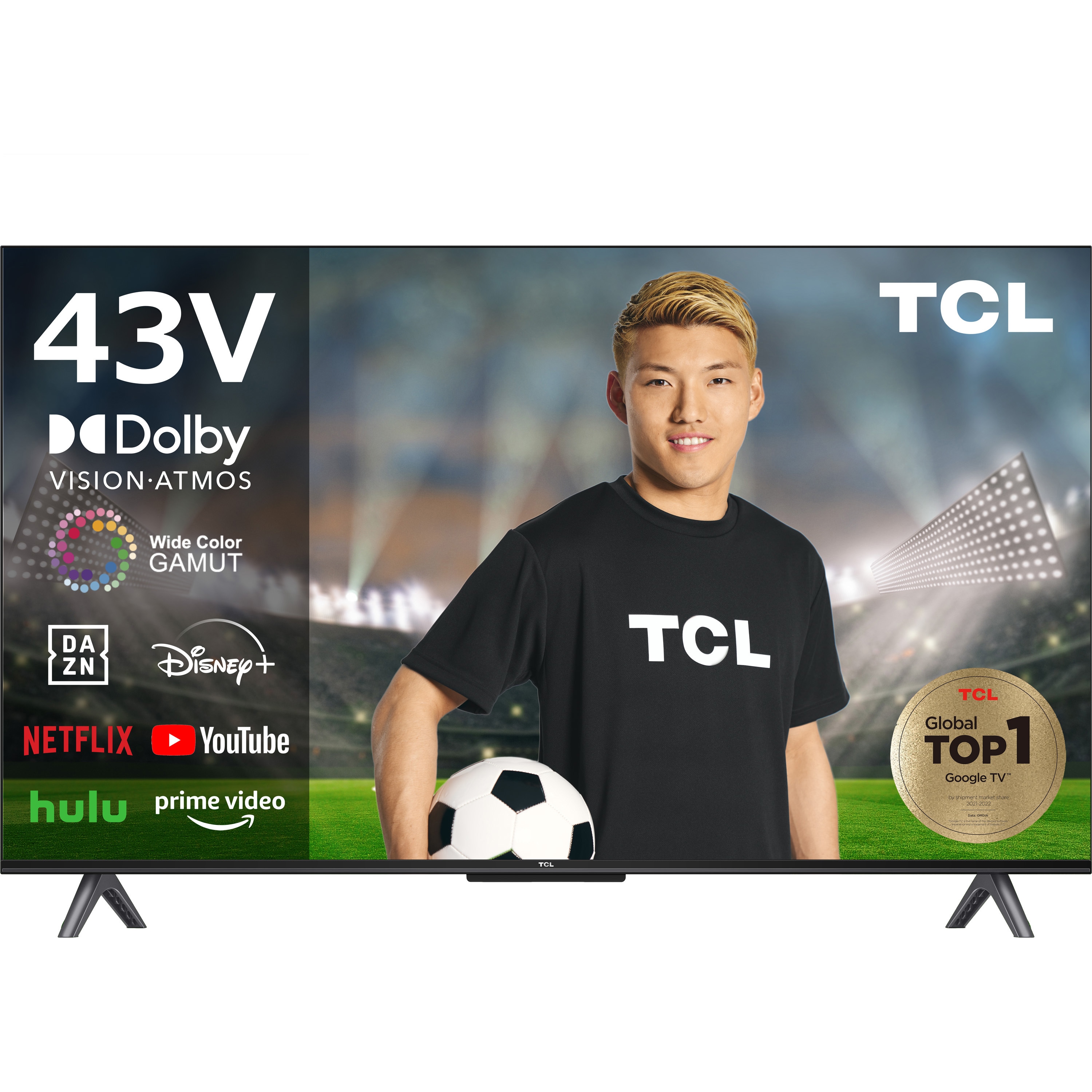 43P745 広色域4Kスマートテレビ P745シリーズ 1個 TCL 【通販モノタロウ】