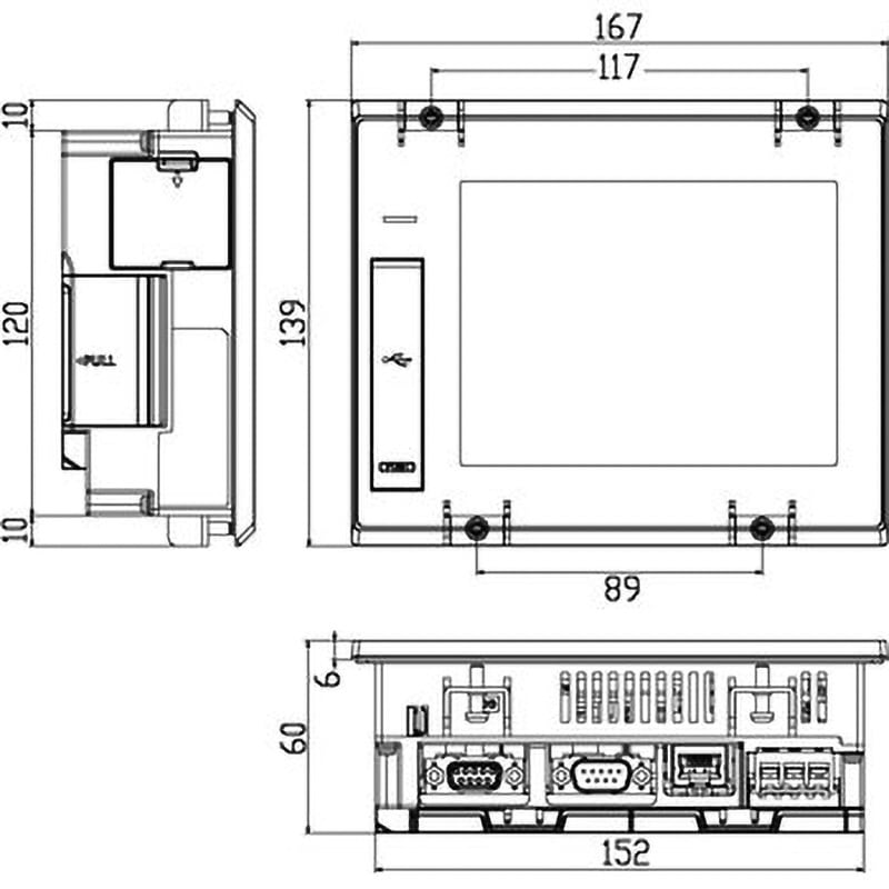GT2705-VTBD グラフィックオペレーションターミナル GOT2000シリーズ