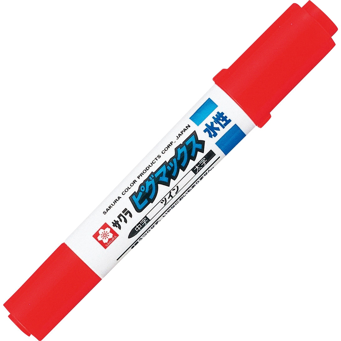 ZPK-T19 ピグマックスツイン サクラクレパス インク色:赤 幅13.9mm ZPK