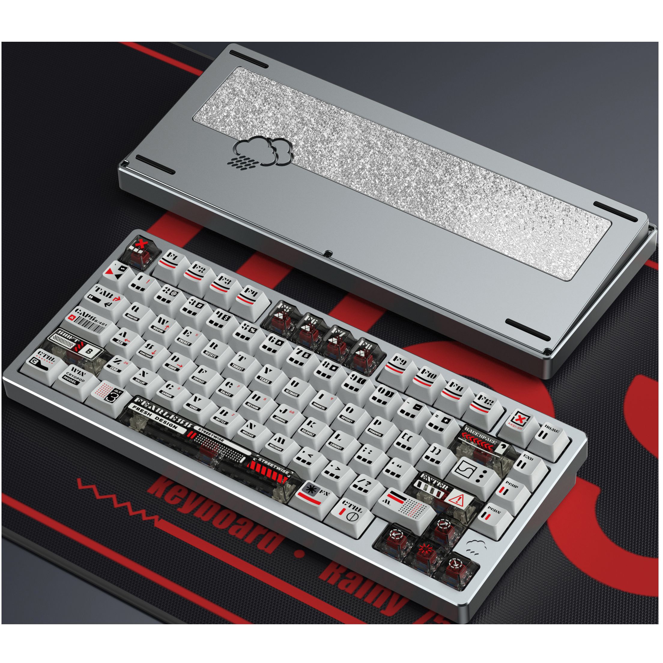 PRT75Grey Rainy75 RT Pro WOBKEY キー数81キー インターフェイスUSB