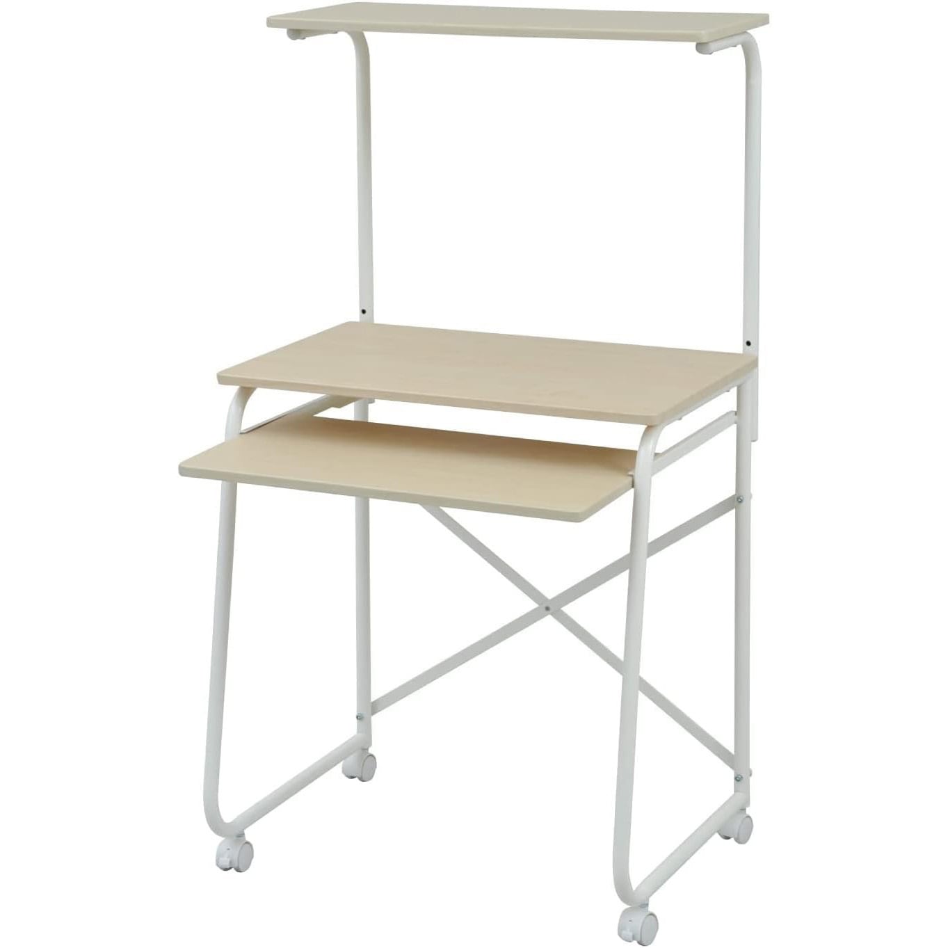 GHP-65HC(NM/IV) パソコンデスク キャスター付き YAMAZEN(山善