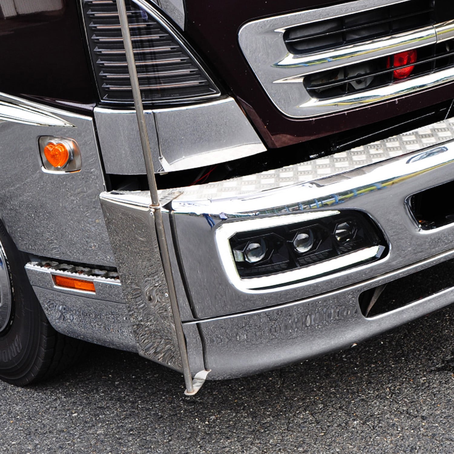 U033 ブラック 日野 レンジャー/グランドプロフィア プロジェクターLED