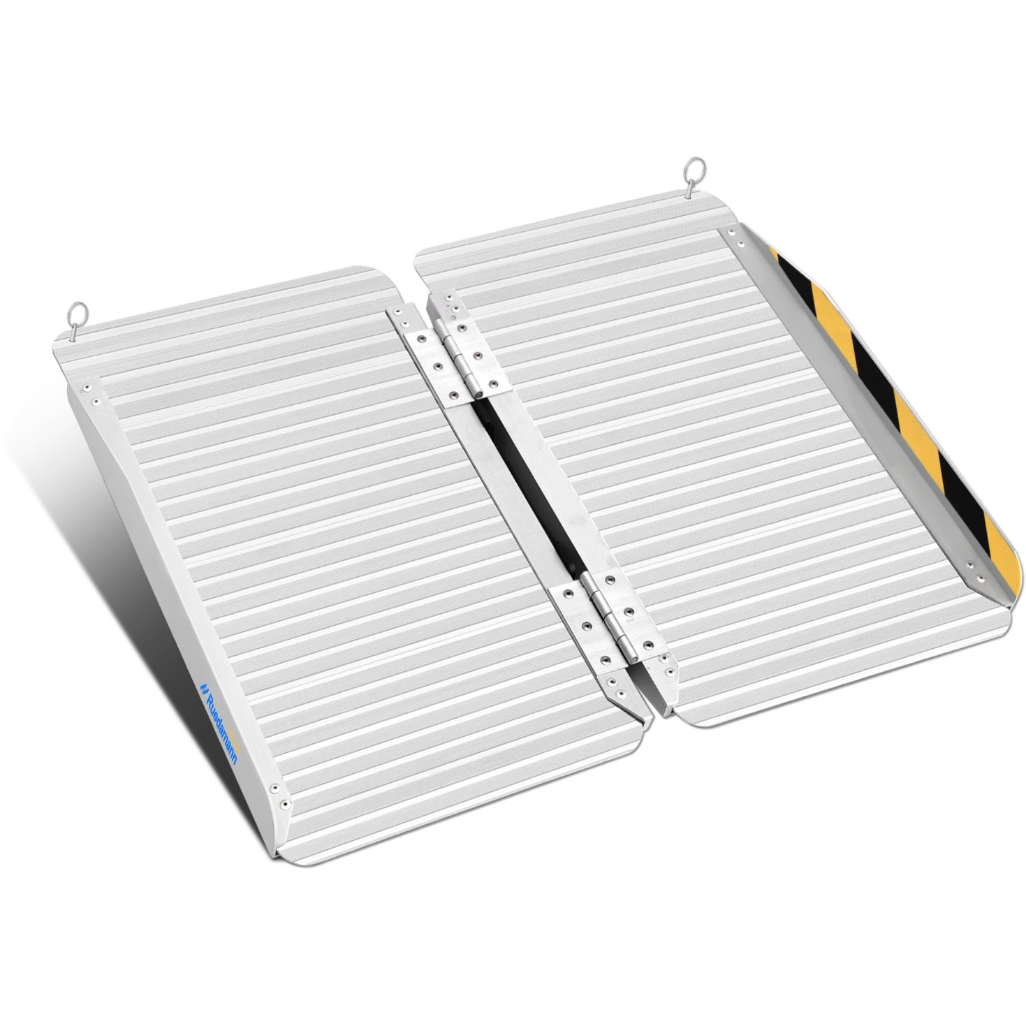 MR607-2 車椅子スロープ アルミスロープ 折り畳み式 1個 Ruedamann