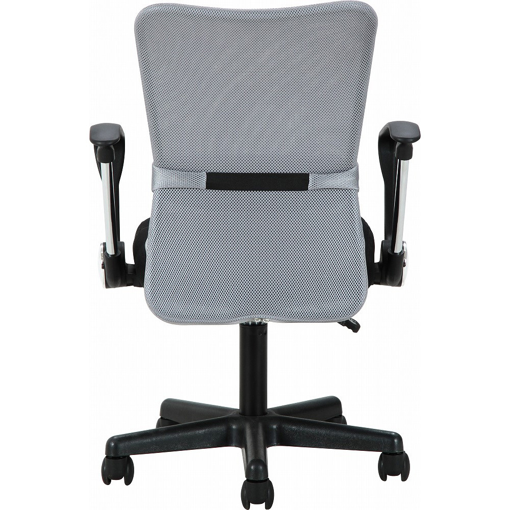 94433 メッシュバックチェアー ハンター 肘付 不二貿易 肘掛あり