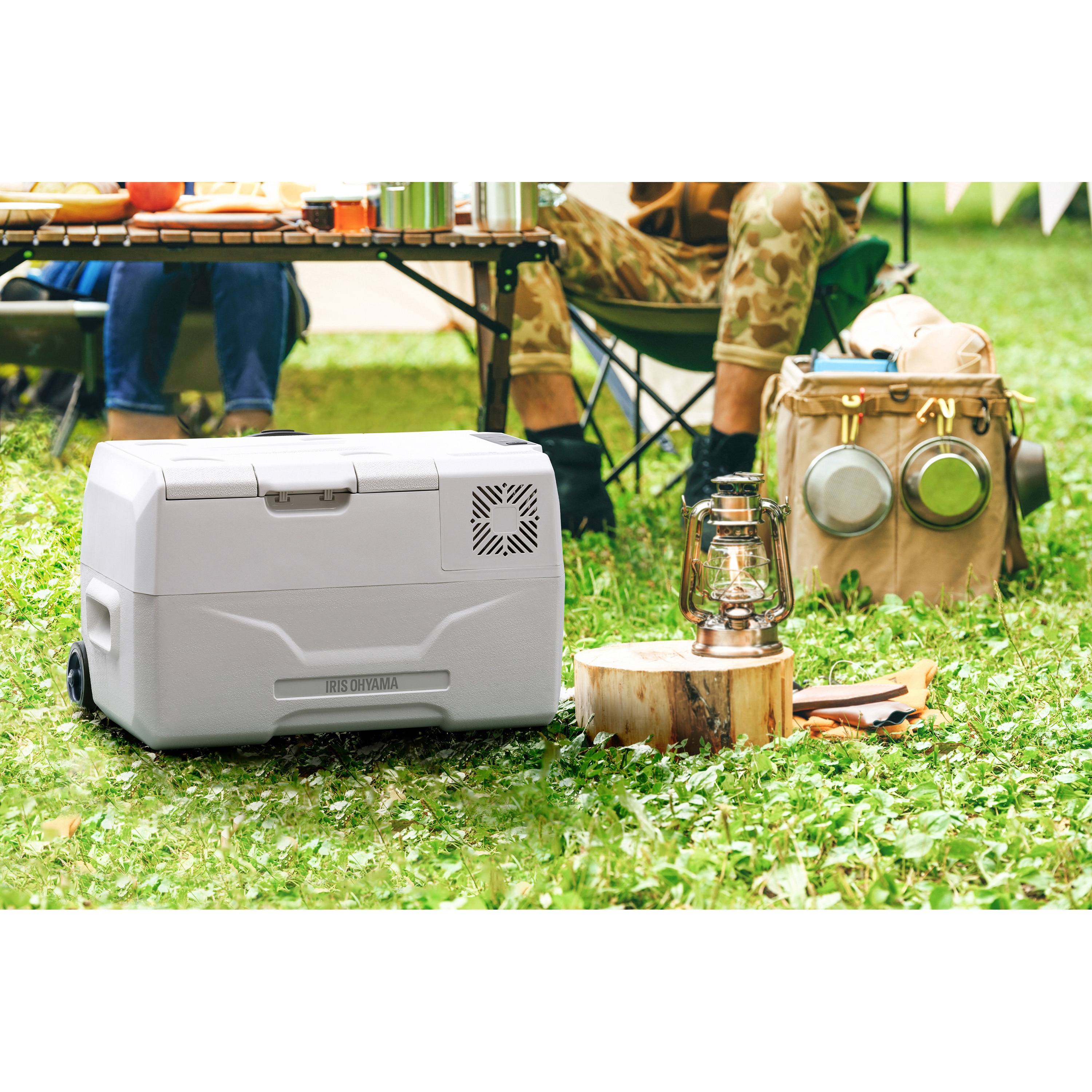 IPD-3B-W ポータブル冷蔵冷凍庫 アイリスオーヤマ 幅615mm奥行390mm高