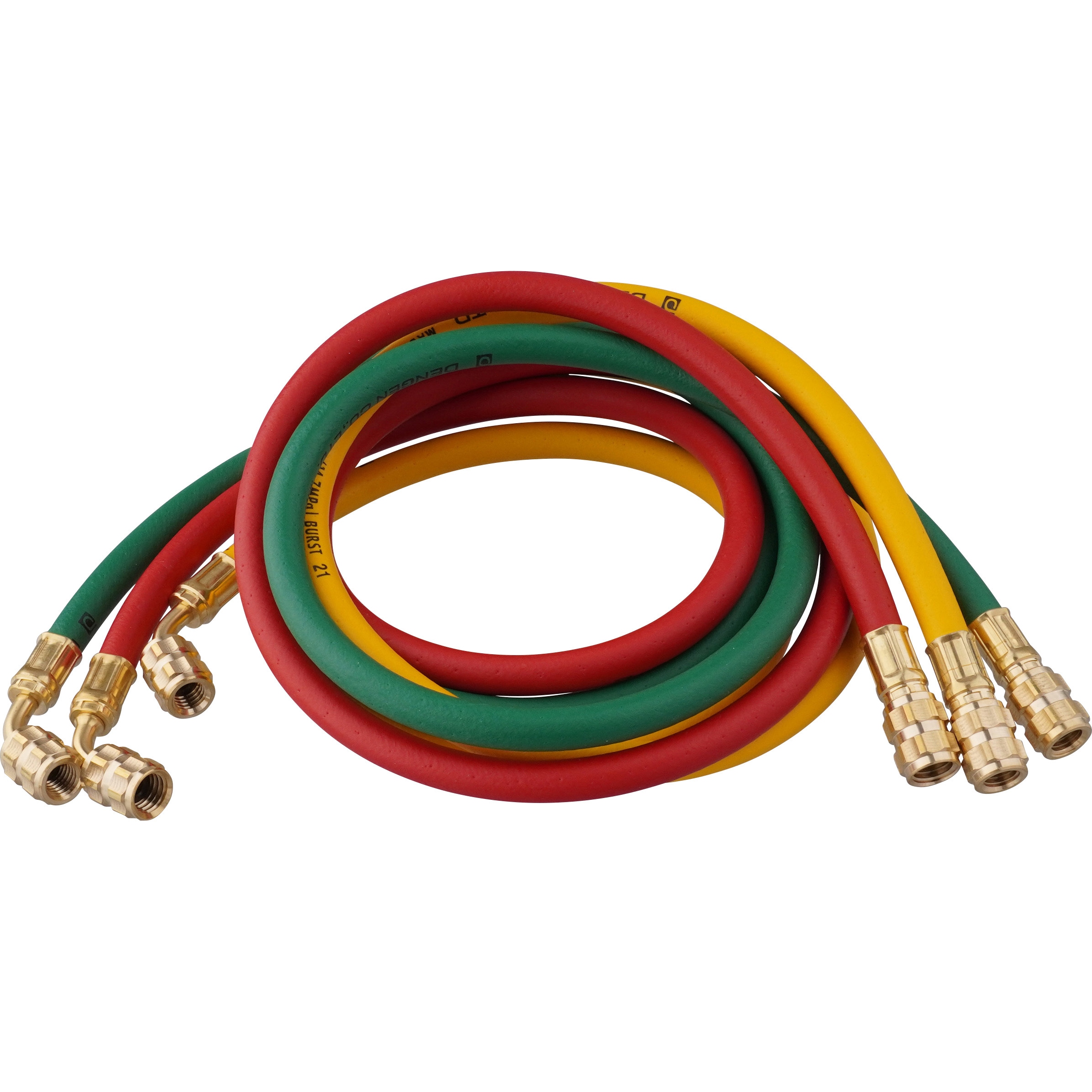 CP-H1200F-S チャージングホース 赤・黄・緑 3本セット デンゲン