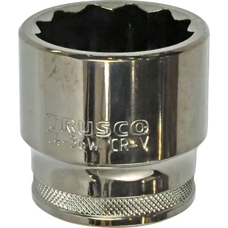T4-36W 12角ソケット スタンダードタイプ TRUSCO 鉄製 対辺寸法36mm差