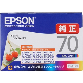 純正インクカートリッジ EPSON IC70 EPSON エプソン純正インク 【通販