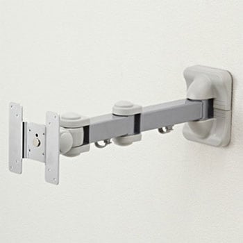 液晶モニタアーム(壁面用) サンワダイレクト モニターアーム 【通販