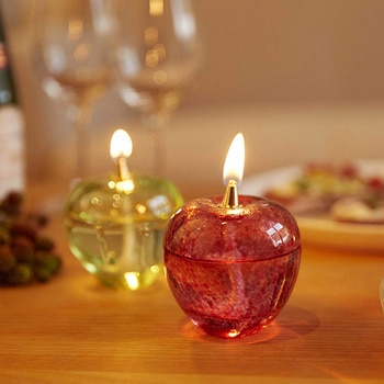 F-49700 津軽びいどろ オイルランプ 1個 アデリア(石塚硝子) 【通販