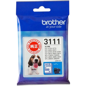 ブラザー工業 純正インクカートリッジ brother LC3111 brother