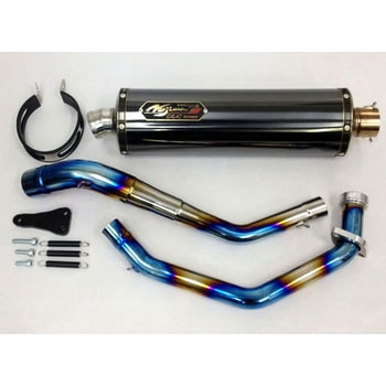 NT022GTD-CLK DLCチタン フルエキゾースト 1-1 チタンエキゾースト