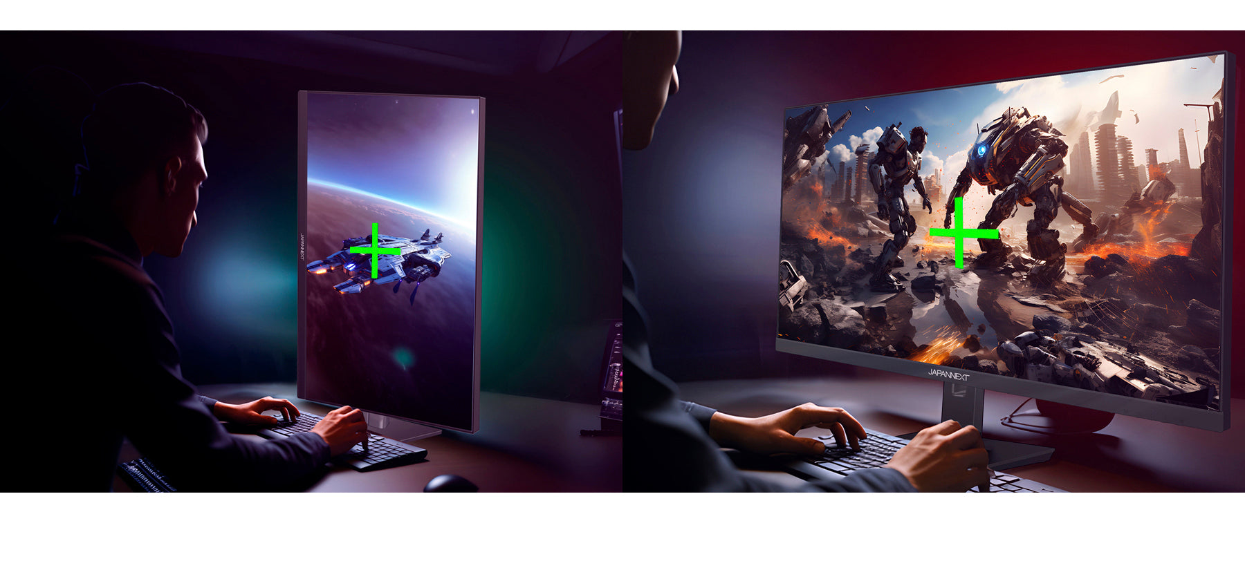 JAPANNEXT 24.5インチ TNパネル搭載 180Hz対応 フルHD(1920x1080