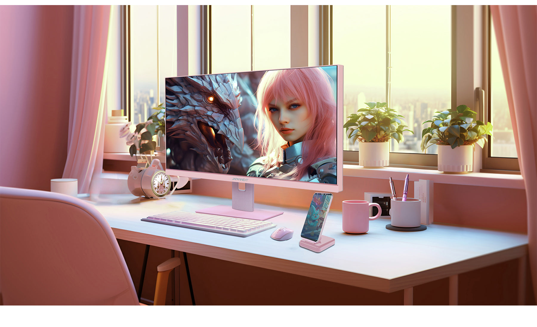 JAPANNEXT 23.8インチ IPS フルHD(1920x1080)ゲーミングモニター JN