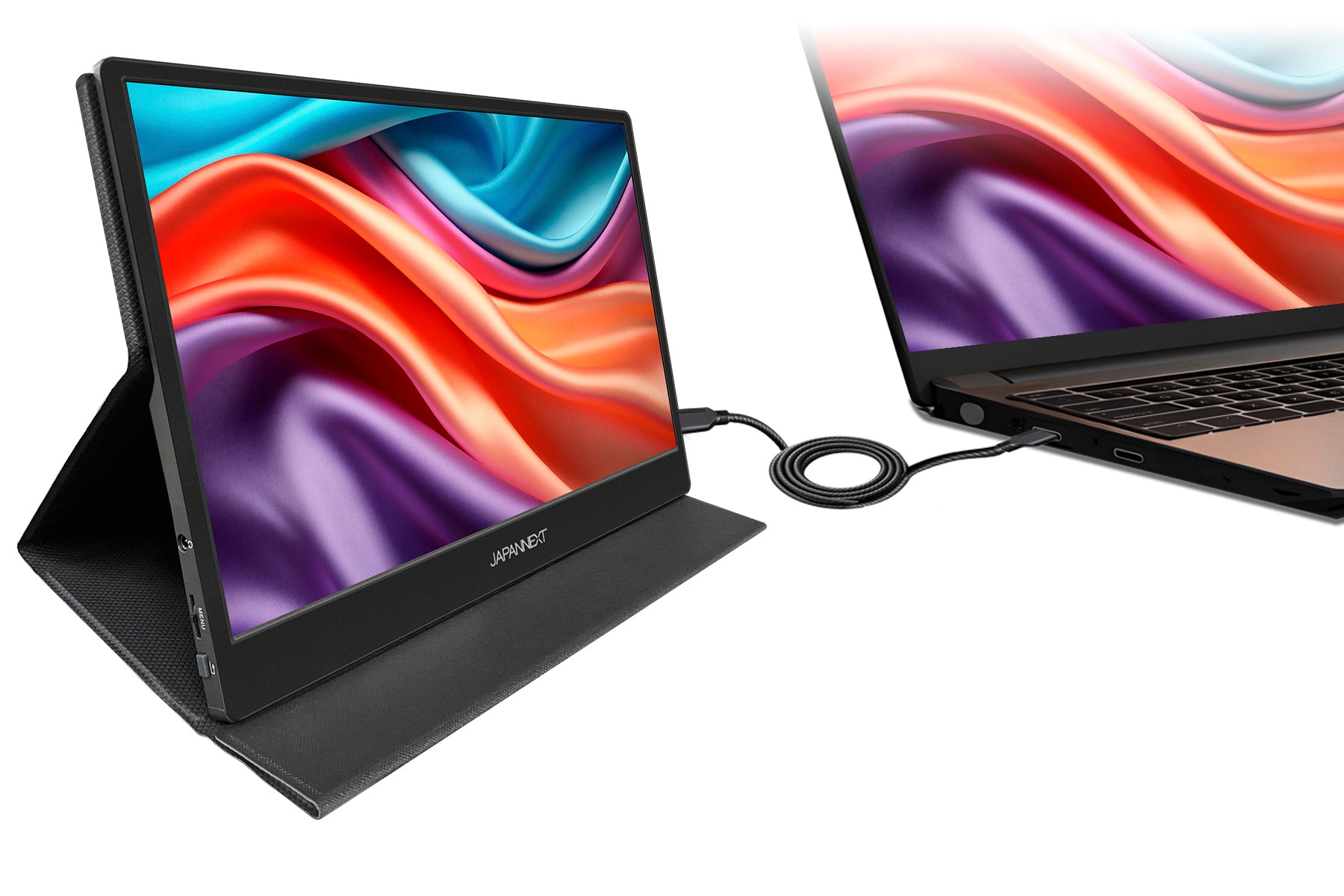 JAPANNEXT 14インチ タッチパネル搭載 フルHD(1920x1080)解像度