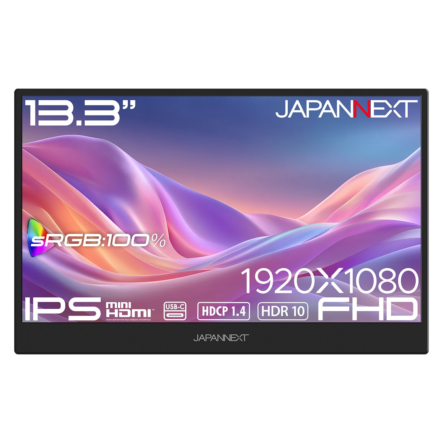 JAPANNEXT 13.3インチ IPSパネル搭載 フルHD(1920x1080)解像度