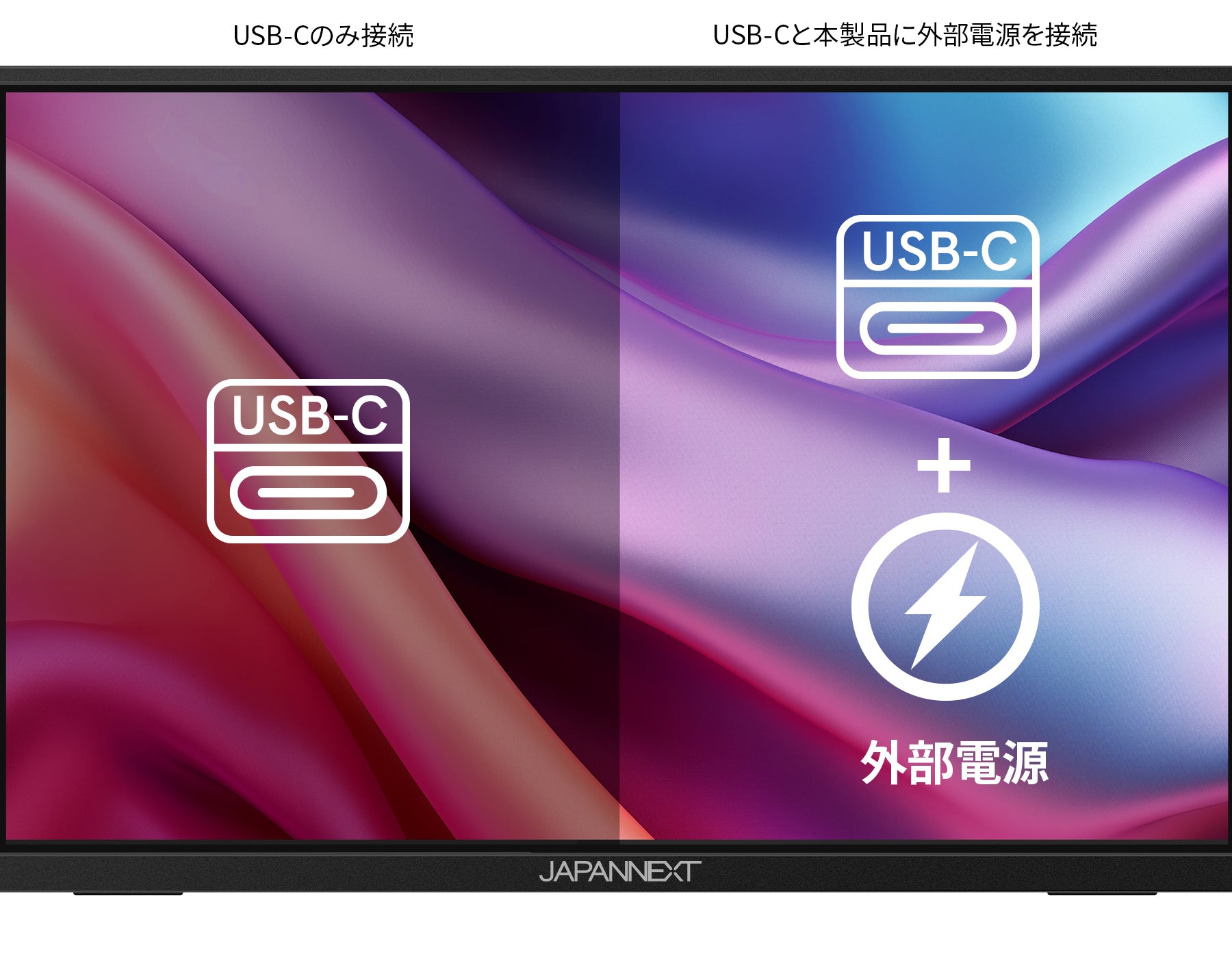 JAPANNEXT 13.3インチ IPSパネル搭載 10点マルチタッチ対応 WUXGA