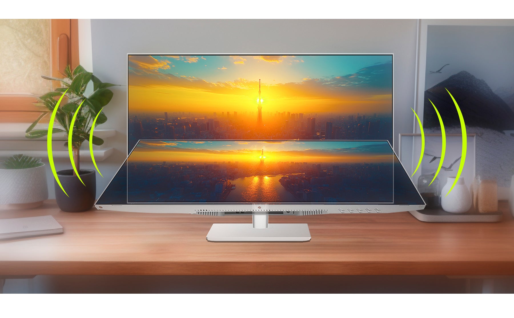 JAPANNEXT 27インチ IPSパネル搭載 10点マルチタッチ対応 WQHD