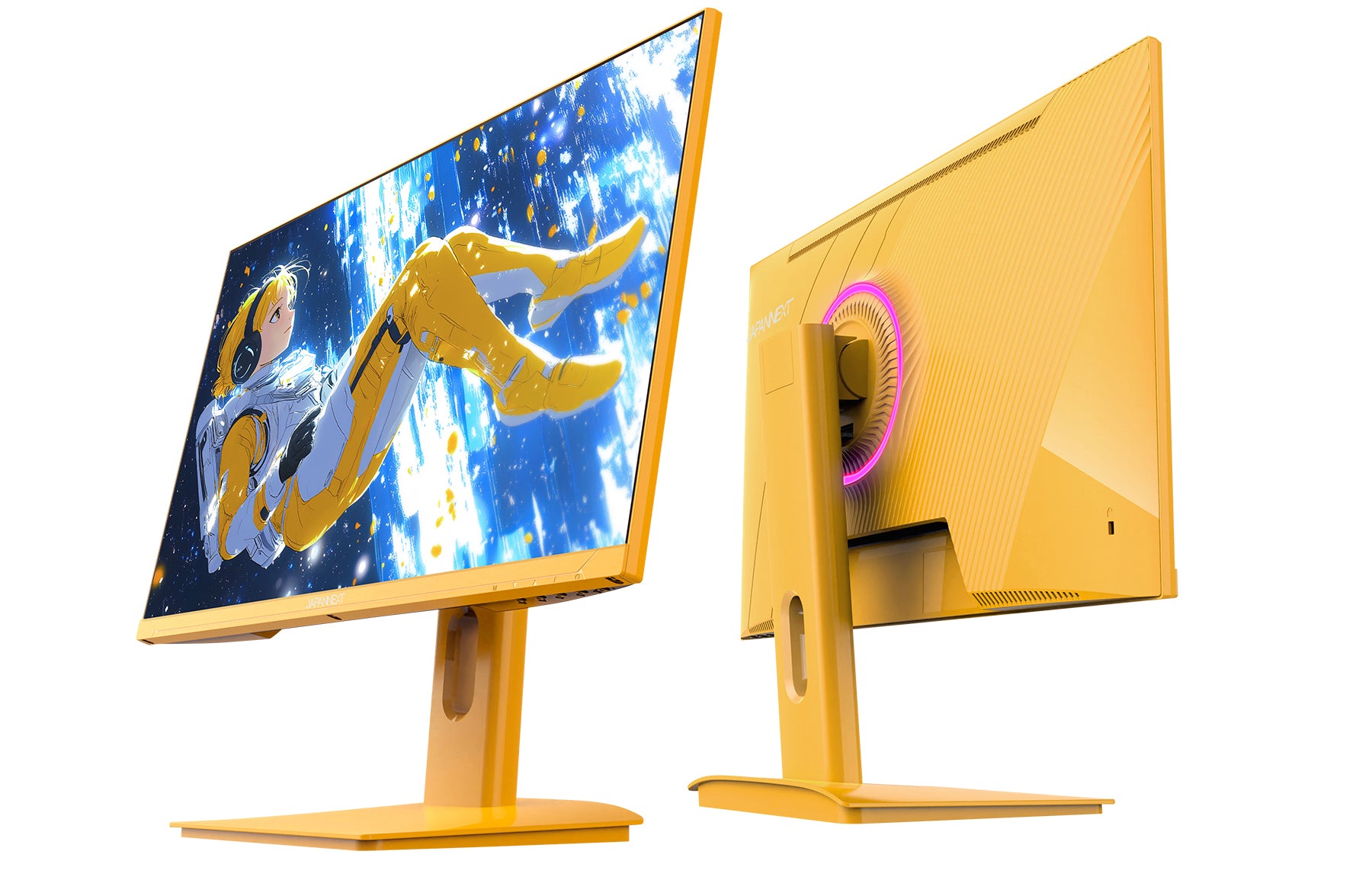 イエローモデル】JAPANNEXT 23.8インチ IPSパネル搭載 120Hz/0.5ms