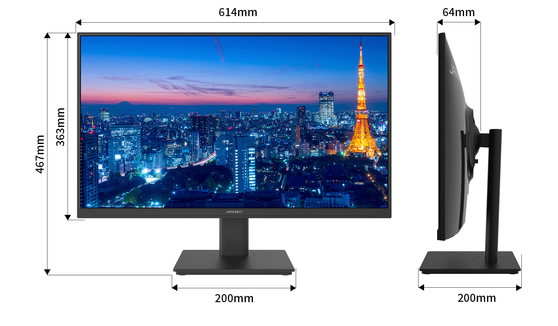 Amazon.co.jp限定】JAPANNEXT 27インチ IPSパネル搭載 4K(3840x2160