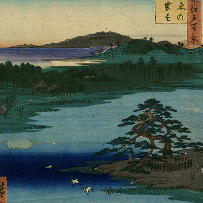 名所江戸百景一覧－銀座 秋華洞