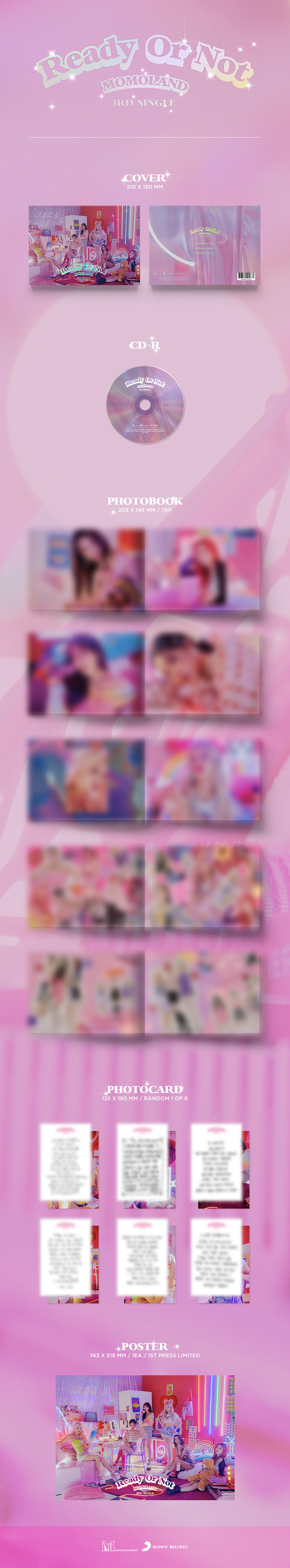 jp.ktown4u.com : MOMOLAND - アルバム [Ready or Not]