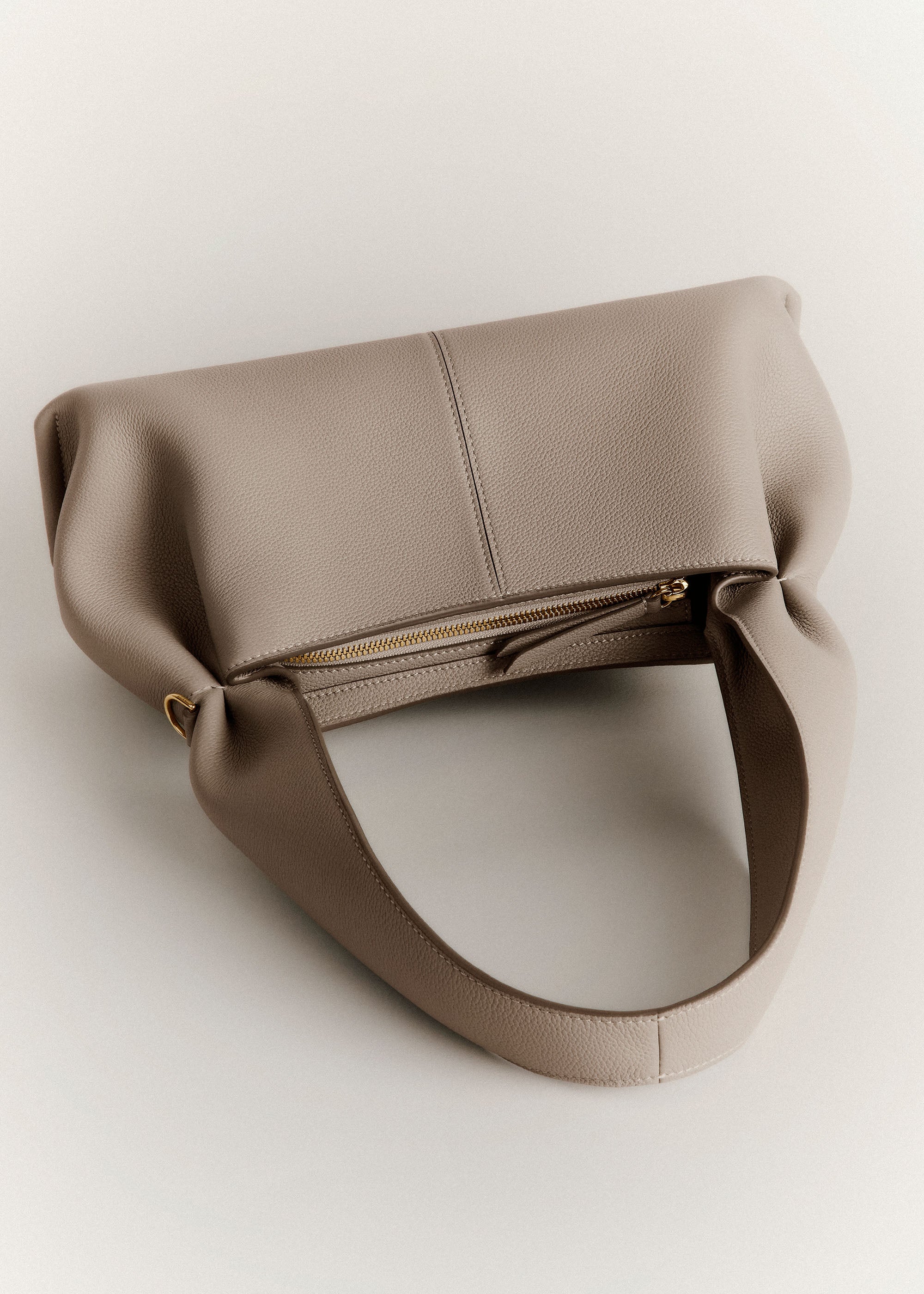 Polène | バッグ - Numéro Neuf East-West - トープ テクスチャード