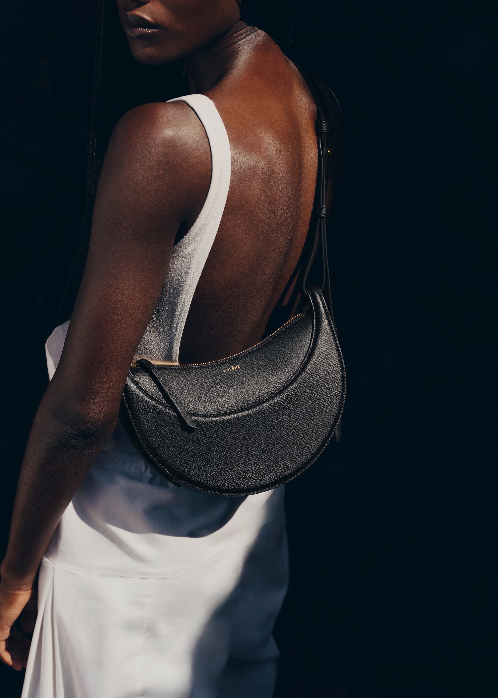 Polène | バッグ - Numéro Dix - ブラック テクスチャード