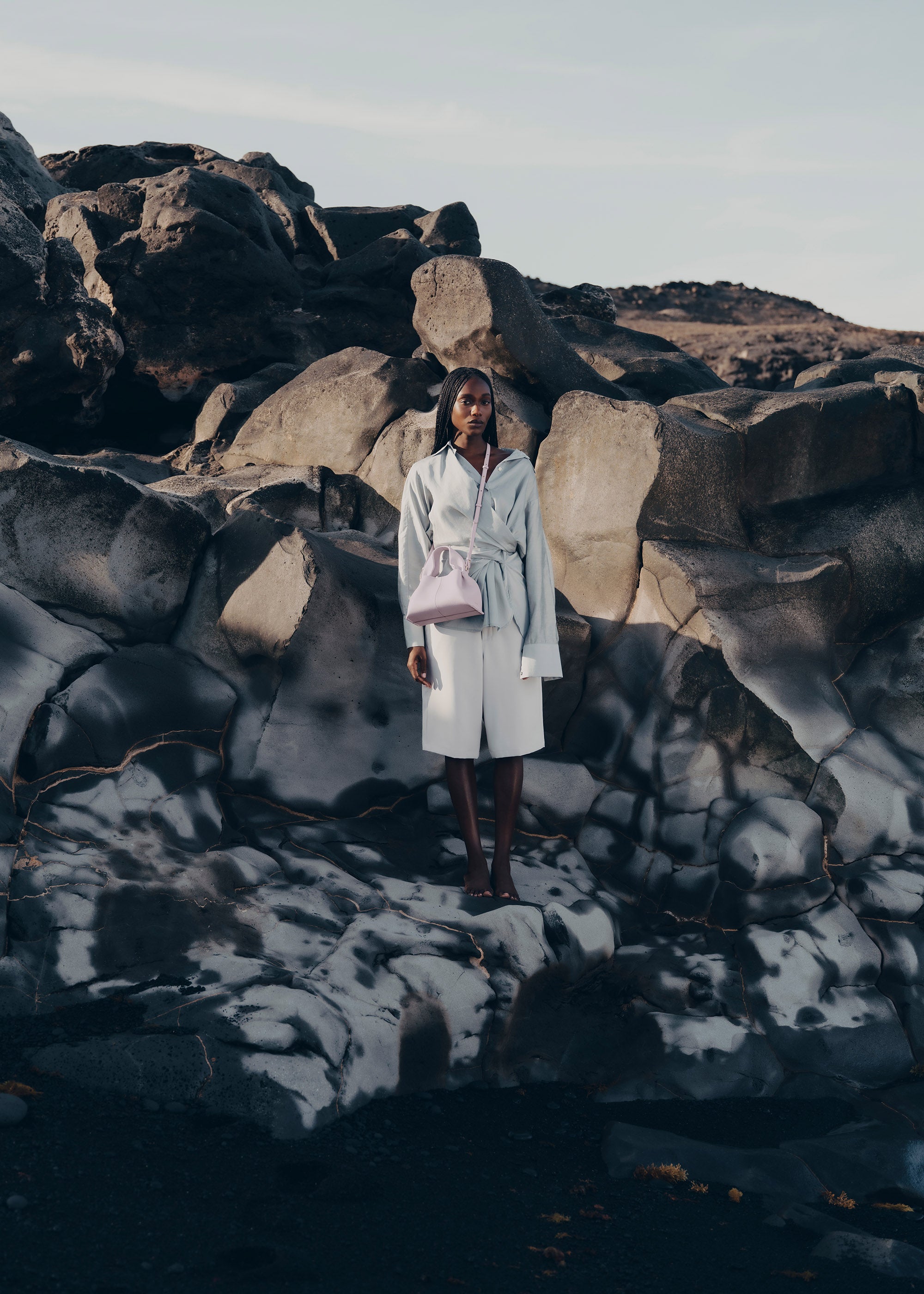 Polène | バッグ - Numéro Neuf Mini - グリシーヌ テクスチャード