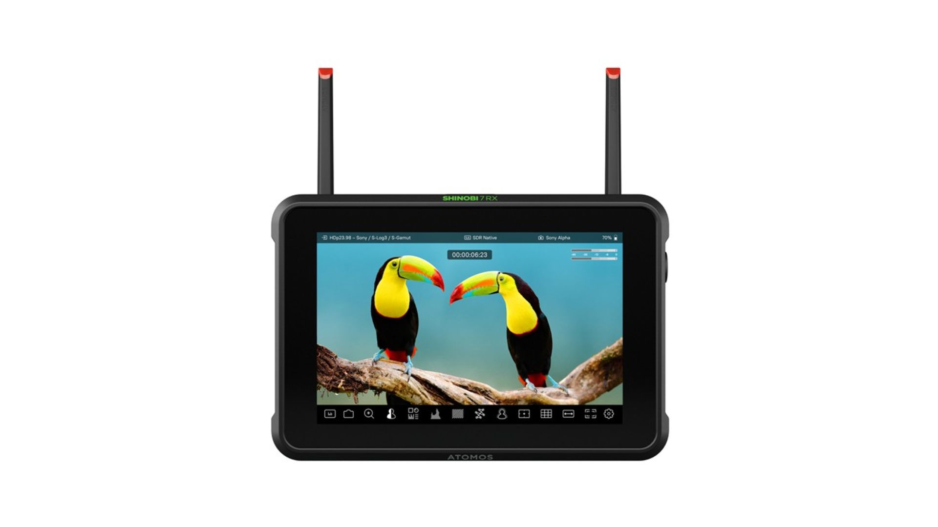 Atomos、新型「Shinobi 7 RX」モニター発表。新型7インチHDR SDI/HDMI